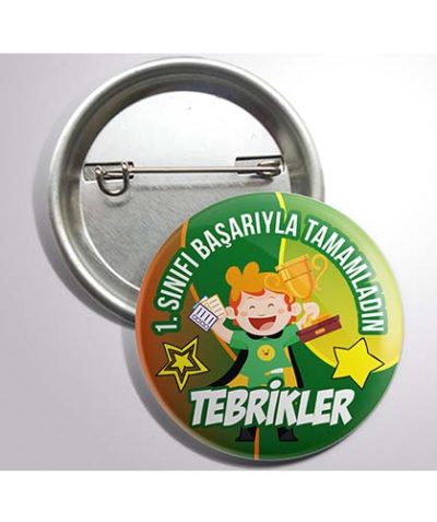 1.Sınıfı Tamamladın Rozeti