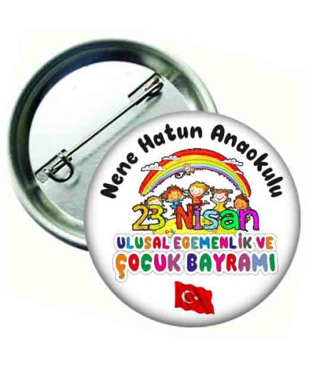 Okullara özel 23 Nisan Rozeti