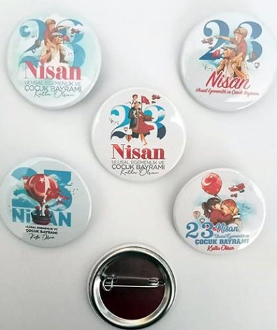 23 NİSAN Öğrenci Rozeti 5 li Set