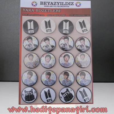 BTS Rozeti (20 Adet)