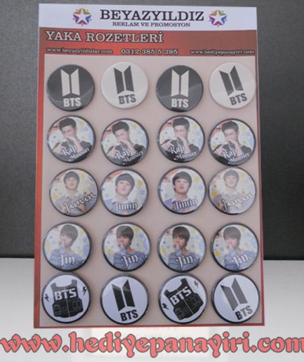 BTS Rozeti (20 Adet)