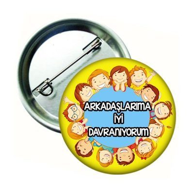 Arkadaşlarıma İyi Davranıyorum Rozeti