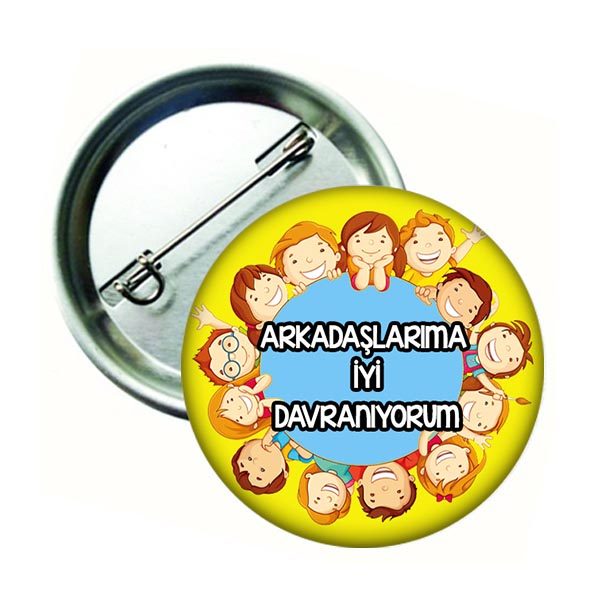 Arkadaşlarıma İyi Davranıyorum Rozeti