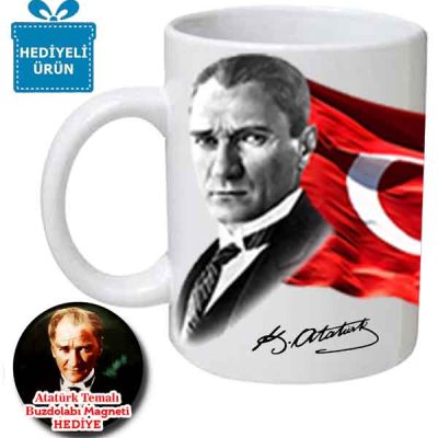 Atatürk Temalı Kupa Bardak 2