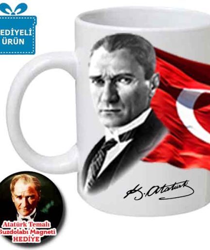 Atatürk Temalı Kupa Bardak 2