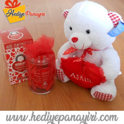 Peluş Ayıcıklı Aşk Kavanozu