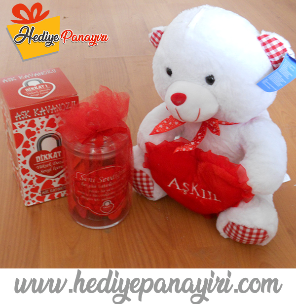 Peluş Ayıcıklı Aşk Kavanozu