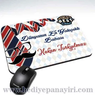 Babalar Günü En Yakışıklı Baba MousePad