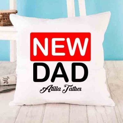 New Dad (Yeni Baba) Tasarımlı Yastık