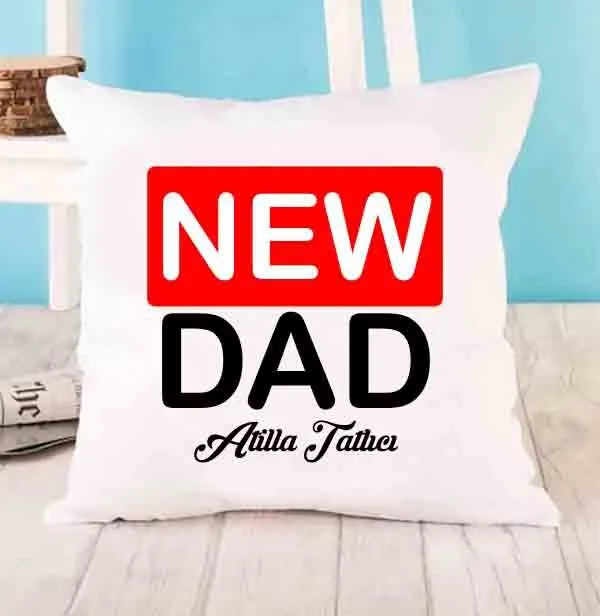 New Dad (Yeni Baba) Tasarımlı Yastık