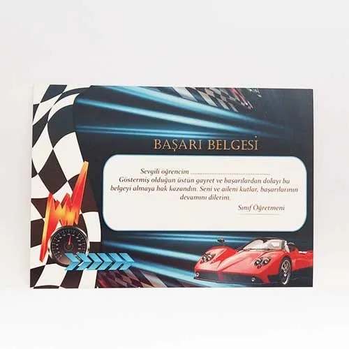 Öğrenci Başarı Belgesi