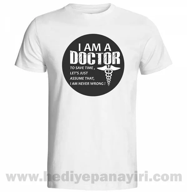 Doktorlara Özel Unisex Tişört
