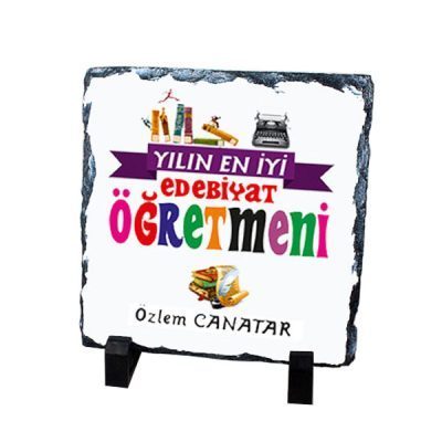 Edebiyat Öğretmeni Doğal Kare Taş 4