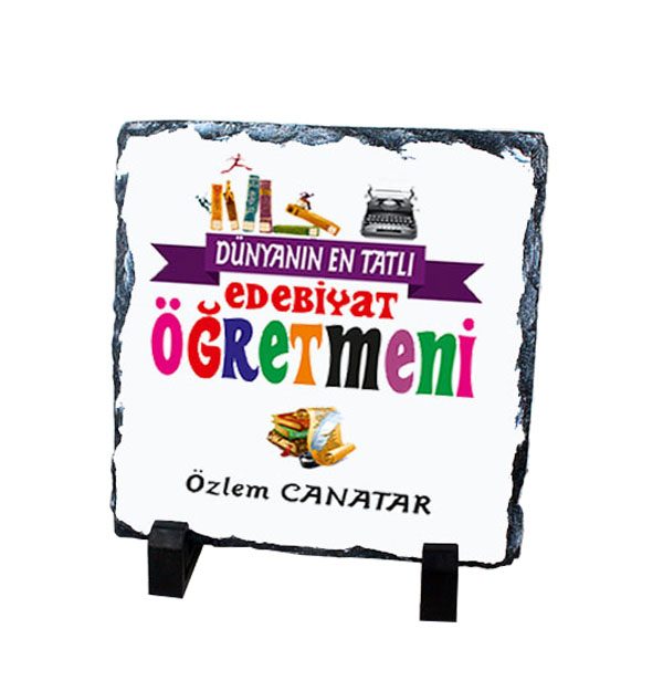 Edebiyat Öğretmeni Doğal Kare Taş 1