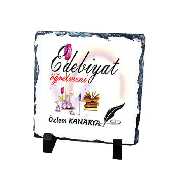Edebiyat Öğretmeni Doğal Kare Taş 2
