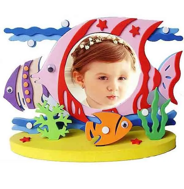 Eva Eğitici Öğretici Balık Puzzle Çerçeve