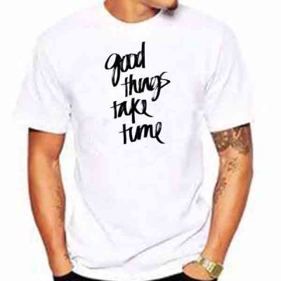 Good Things Take Time Baskılı Tişört