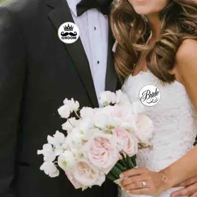 Gelin ve Damat Düğün Rozetleri 4