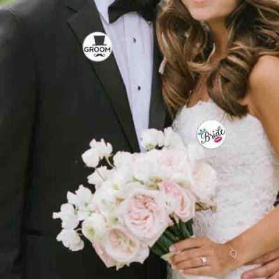 Gelin ve Damat Düğün Rozetleri 1