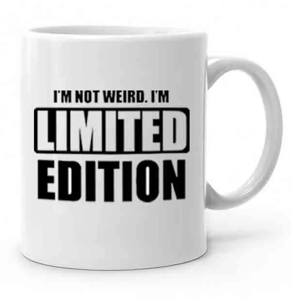 Limited Edition Baskılı Kupa Bardak