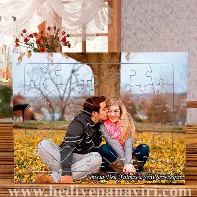 Kişiye Özel "I Love You" Parçalı Puzzle