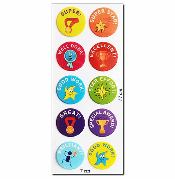 İngilizce Pvc 3d Kabartma Sticker Etiket