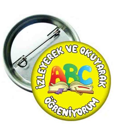 İzleyerek ve Okuyarak Öğreniyorum Öğrenci Rozeti