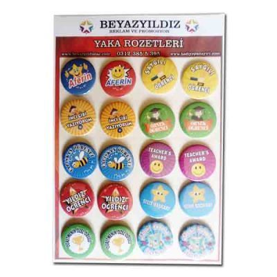 Öğrenci Motivasyon Rozetleri 3 (20 Adet)