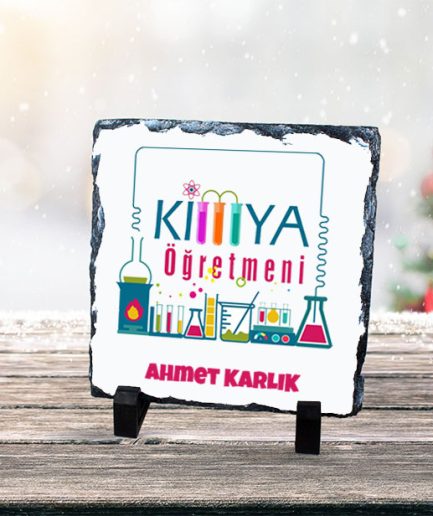 Kimya Öğretmeni Doğal Kare Taş