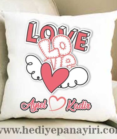 KİŞİYE ÖZEL LOVE YASTIK