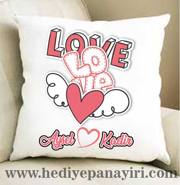 KİŞİYE ÖZEL LOVE YASTIK