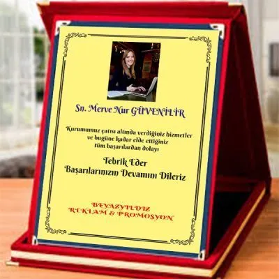 Kişiye Özel Plaket