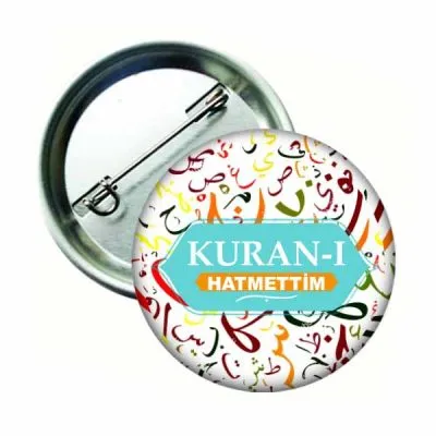Kuran`ı Hatmettim Rozeti