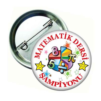 Matematik Dersi Şampiyonu Rozeti