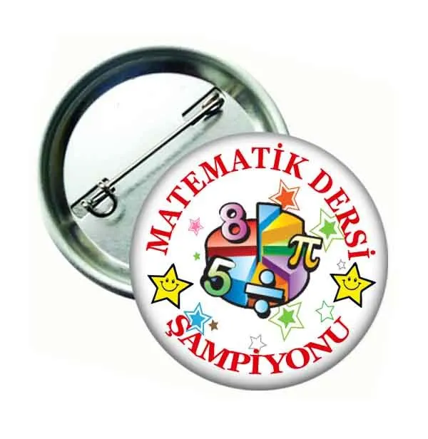 Matematik Dersi Şampiyonu Rozeti