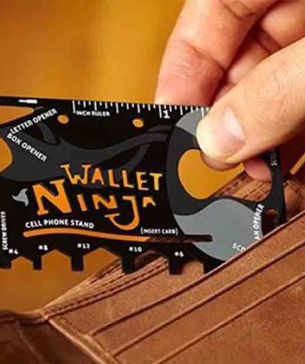 Ninja Wallet Kredi Kartı 18 in 1 Çok Amaçlı Tamir Kiti
