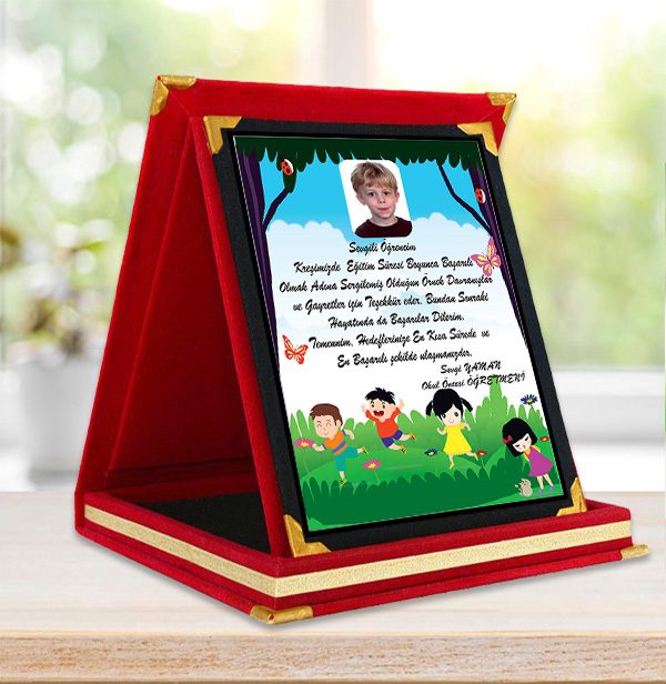 Özel Tasarım Öğrenci Başarı Plaketi 1
