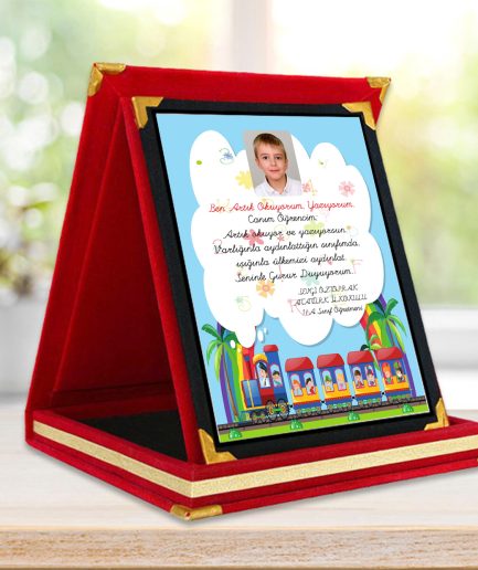 Özel Tasarım Öğrenci Başarı Plaketi 2