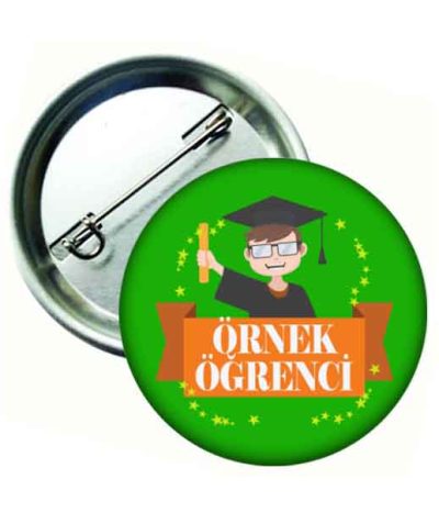 Örnek Öğrenci Rozeti (10 Adet)