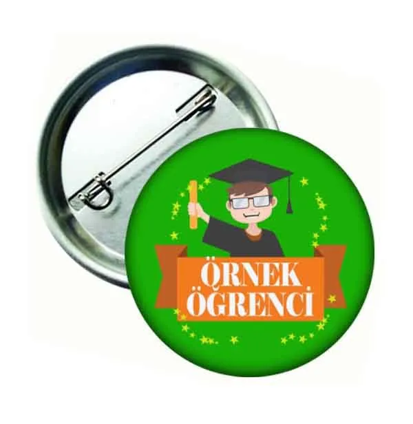 Örnek Öğrenci Rozeti (10 Adet)