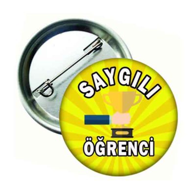 Saygılı Öğrenci Rozeti (10 Adet)
