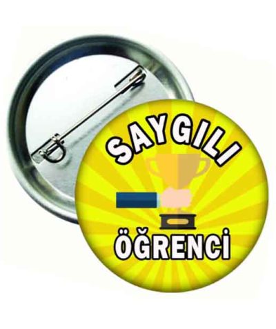 Saygılı Öğrenci Rozeti (10 Adet)