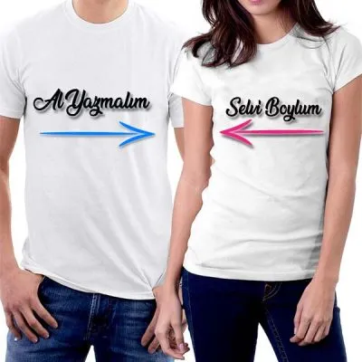 Sevgililere Özel Tişört Kombini 2