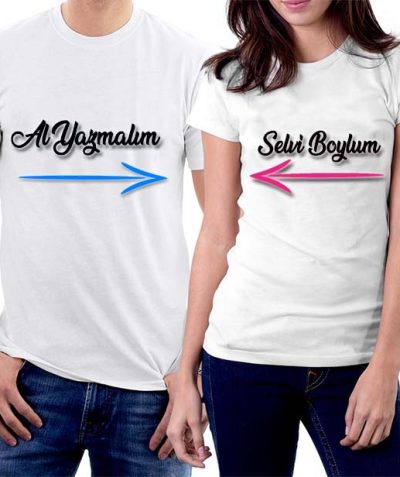Sevgililere Özel Tişört Kombini 2