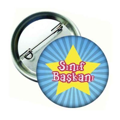 Sınıf Başkanı Öğrenci Rozeti