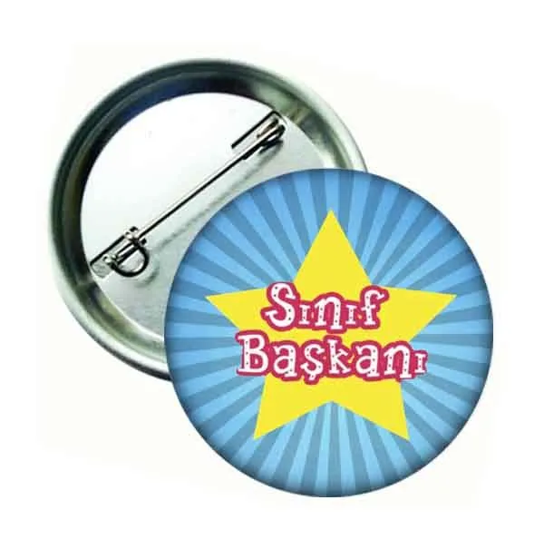 Sınıf Başkanı Öğrenci Rozeti