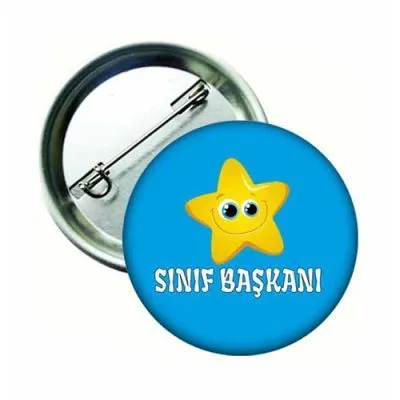 Sınıf Başkanı Öğrenci Rozeti