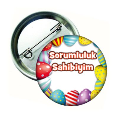 Sorumluluk Sahibiyim Öğrenci Rozeti