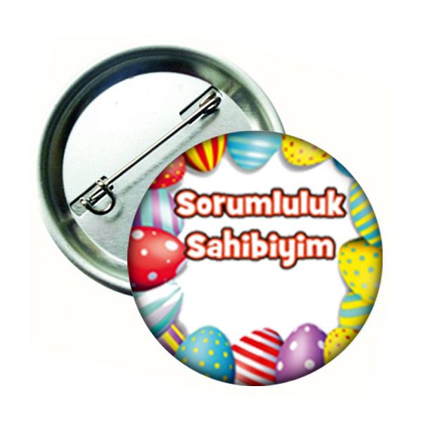 Sorumluluk Sahibiyim Öğrenci Rozeti