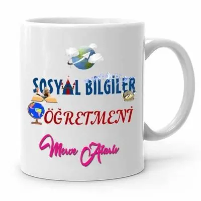 Sosyal Bilgiler Öğretmeni Kupa Bardağı
